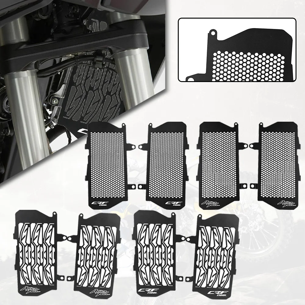 

Для Honda Africa Twin CRF1100L CRF 1100 L 2020 2021 2022 2023 аксессуары для мотоциклов решетка радиатора защитная крышка Запчасти