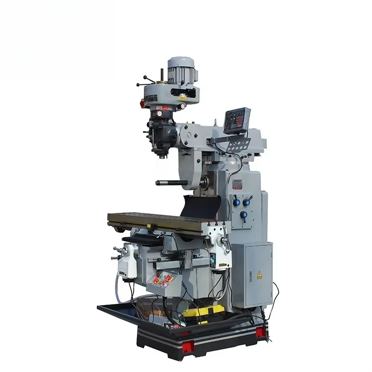 Horizontal/vertical Milling Machine 4H Universal Milling Machine with 3 Axis DRO