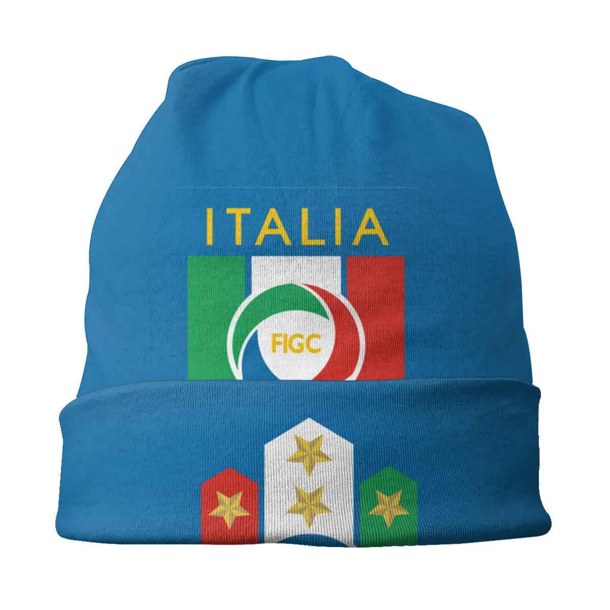 Custom Unisex Bonnet Warm Knitting Hat Italian Stars Football Legends Figc Cool Skullies Beanies Caps Adult Italia Soccer Hats