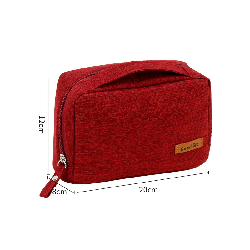 Portable Women Zipper Cosmetic Bag Female Makeup Bag Travel Toiletry Beauty Makeup Bag Organizer Storage Bag