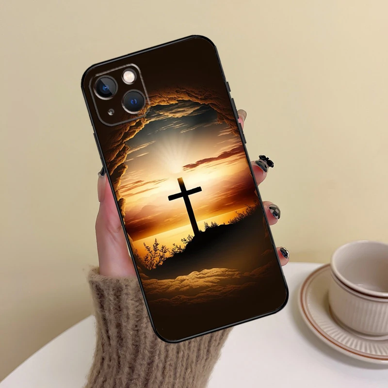 Faith Christian Jesus Phone Case For iPhone 14 13 12 11 15 16 Pro Max 7 8 Plus X XR XS Max 12 13 Mini Cover Case
