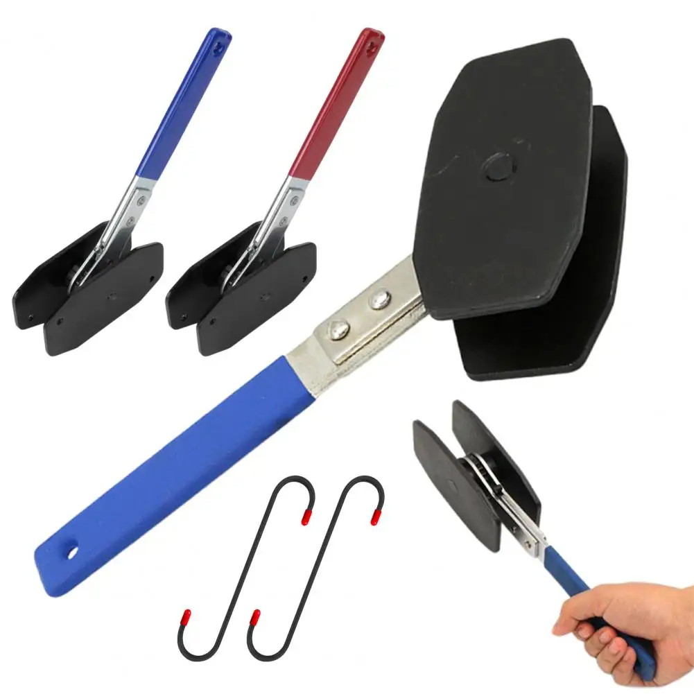 Herramienta de pinza de freno con 2 ganchos de pinza de freno prensa de pinza de freno herramienta de frenos de trinquete de 360 grados Kit de compresión de pistón de freno