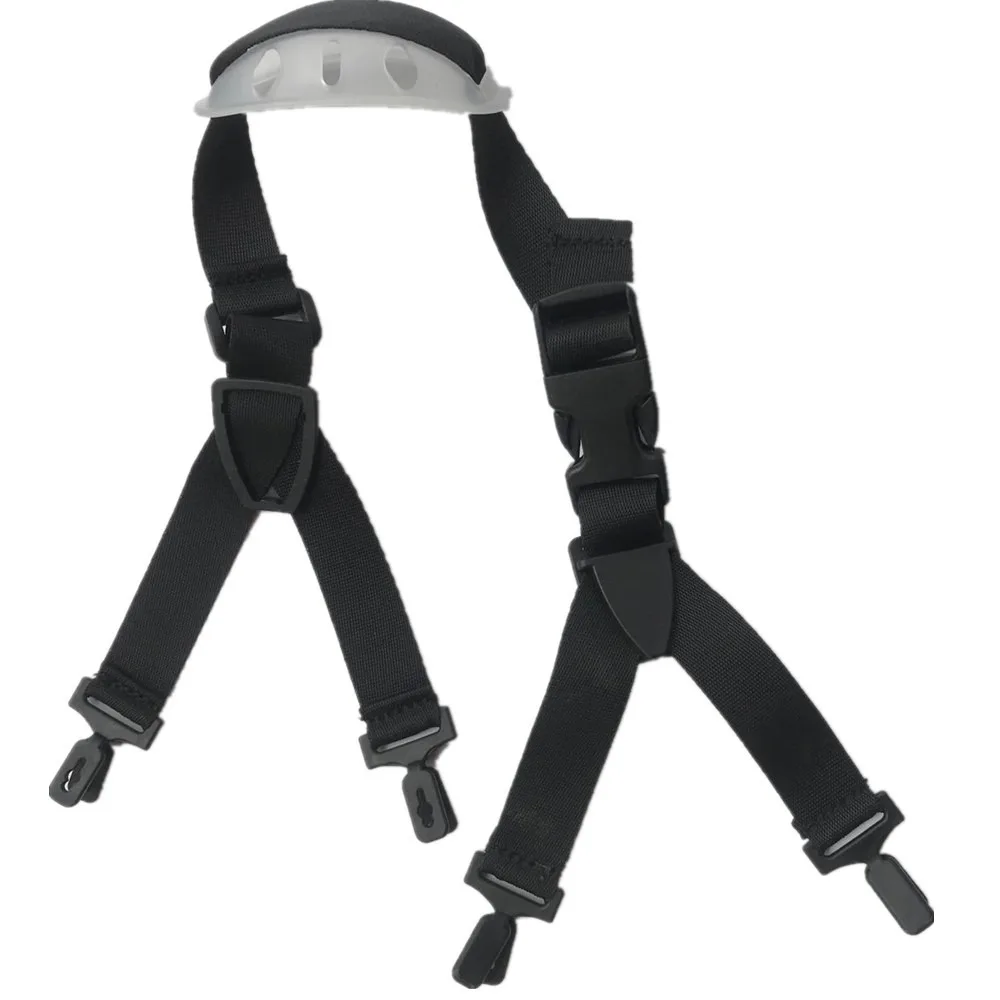 

Durable Nylon Y-shaped Helmet Chin Strap Black Removable Safety Helmet Buckle Adjustable Hat Chin Strap Helmet Accessories