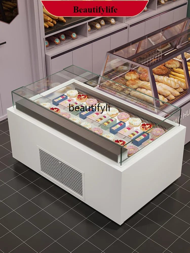 

Zi5556 Open Sandwich Fruit Fishing Fruit Cutting Cabinet Cake Sushi Refrigerated Fresh Cabinet