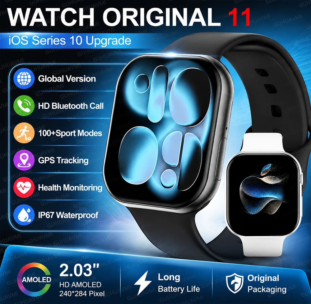 Smartwatch Watches For Women With Gps - 2026 시리즈 11 정품 시계 GPS