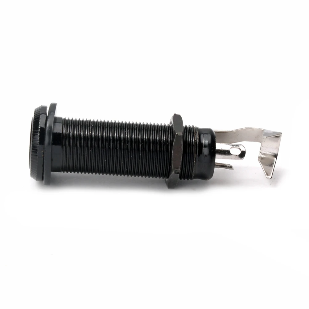 

Long Insert Acoustic Electric Guitar Bass Cylinder Output Socket 6 35mm Stereo Endpin Pickup Accessories