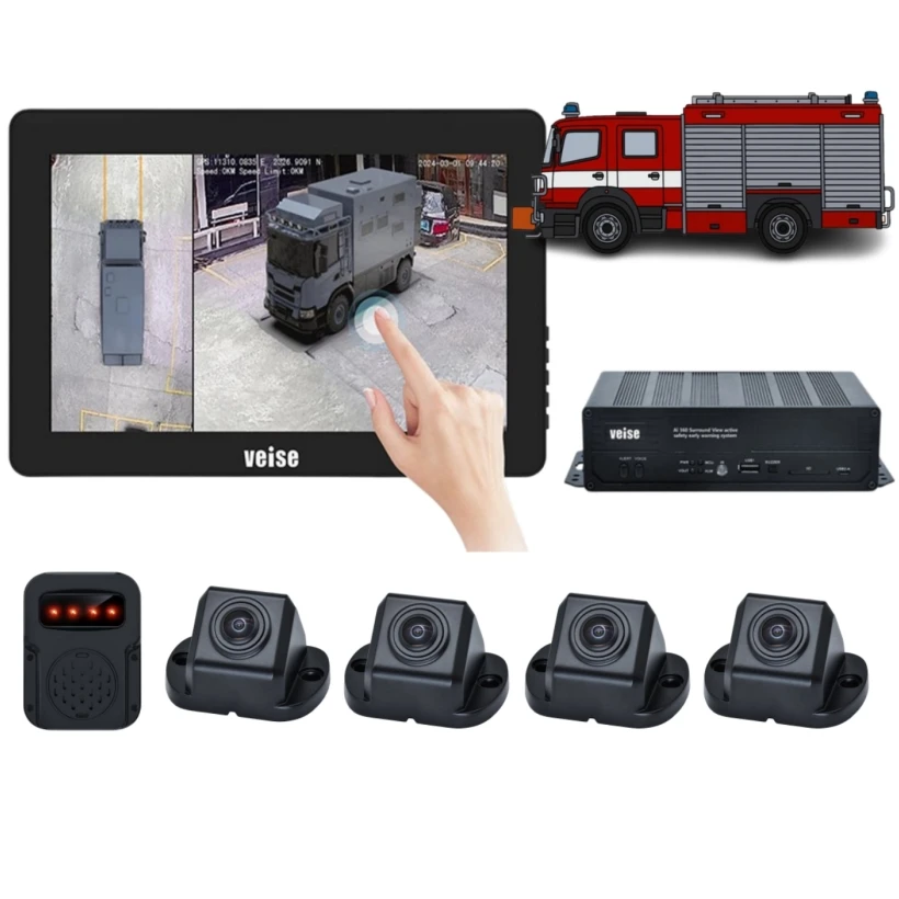 

360 Degree Bird View System 4ch Camera Car 2D/3D Around Rear View for Truck