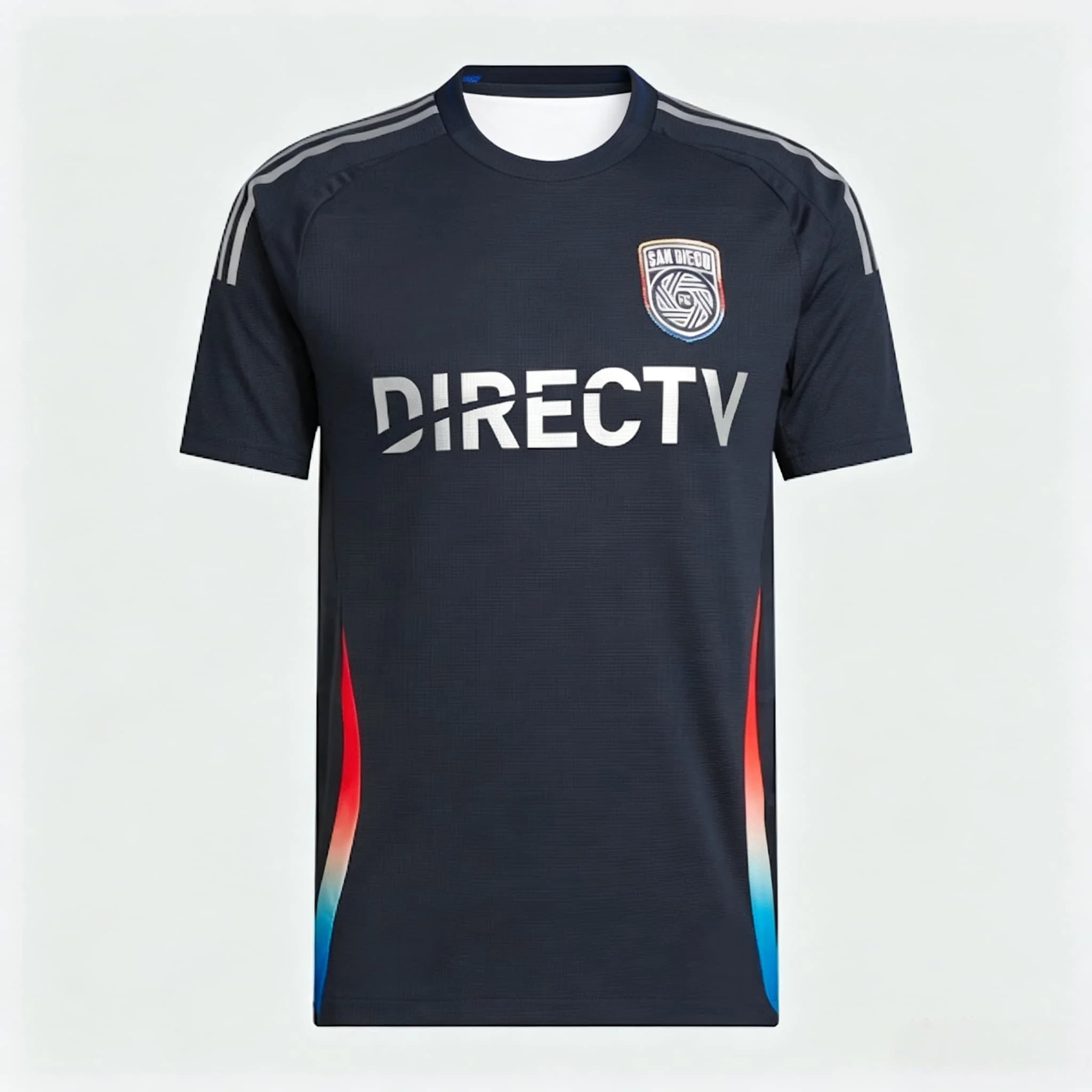 26‑27 San Diego Home Soccer Jersey Men Short Sleeve Quick Dry Breathable Football Fan Sport Uniform  Training Tee Shirt Moto