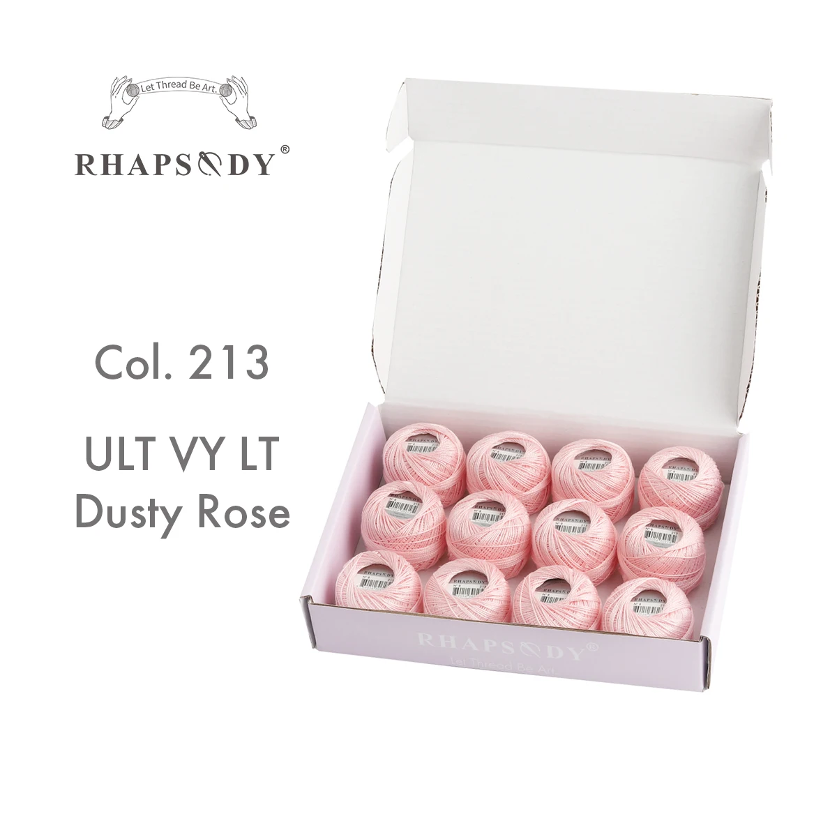 Rhapsody Größe 8, Perlen-Baumwoll-Häkelfaden-Stickerei, doppelt merzerisierte lange Stapel, ägyptische Baumwolle, DMC-Qualität, 12 Bälle, 43 YDS – Detail 21