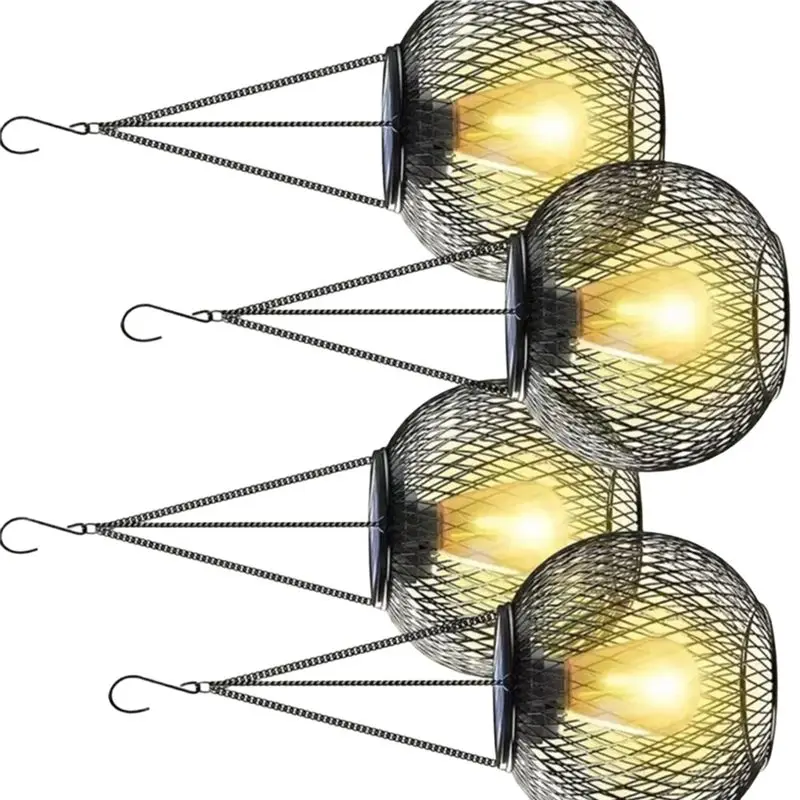 

Солнечный фонарь AUAU для улицы, солнечные светильники для наружного декоративного освещения, водонепроницаемые подвесные светильники для двора и сада.