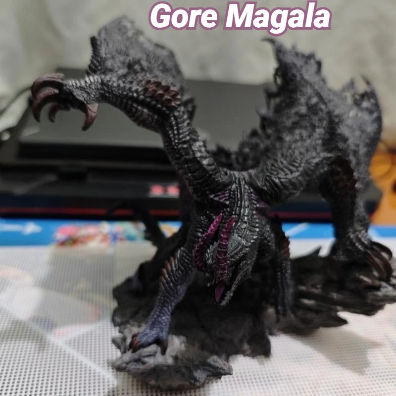 

【In Stock】 Monster Hunter Resonance Series ﻿Gore Magala Action Figures Game Peripheral Dolls Computer Case Decoration Ornaments