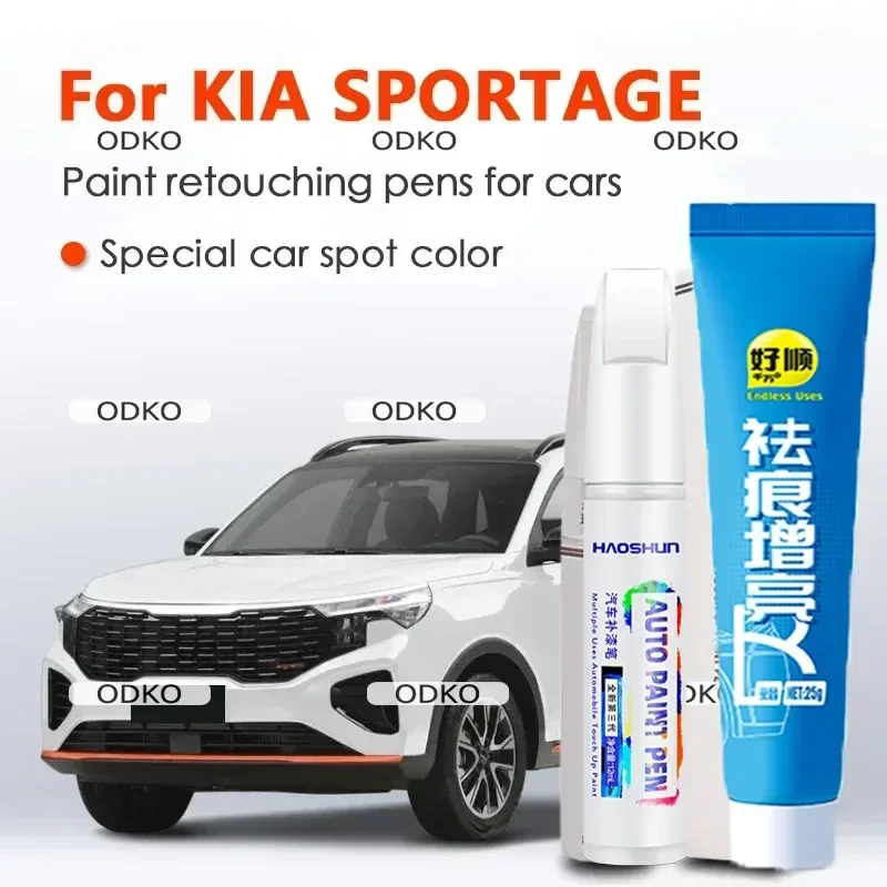 Car Touch Up Pen Adapter for Kia Sportage Paint Fixer Car Scratch Repair Product Car Paint Scratch Repair Special Pearl White
