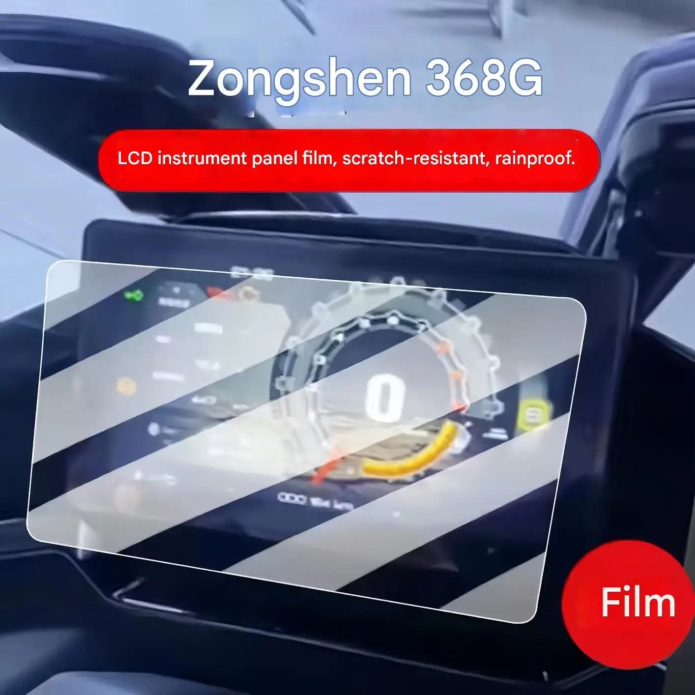 Dashboard Screen Protector And Sun Visor Cover Fit For 24-25 ZONTES 368G