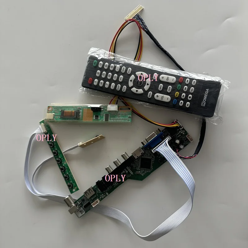 TV Controller Board kit HDMI-Compatible USB LED AUDIO VGA AV for N156B3 N156B3-L02/L0B 1366*768 15.6