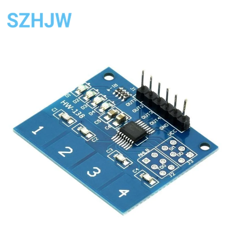 4Channel Digital Touch Sensor Capacitive Switch Module Button For Arduino TTP224