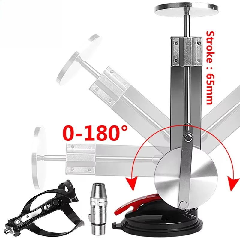 3-24V Mini Telescopic Linear Actor 65mm Stroke Reciprocating Mechanism Motor 3XLR Connector Coke Cup 75mm/80mm Plate Optional