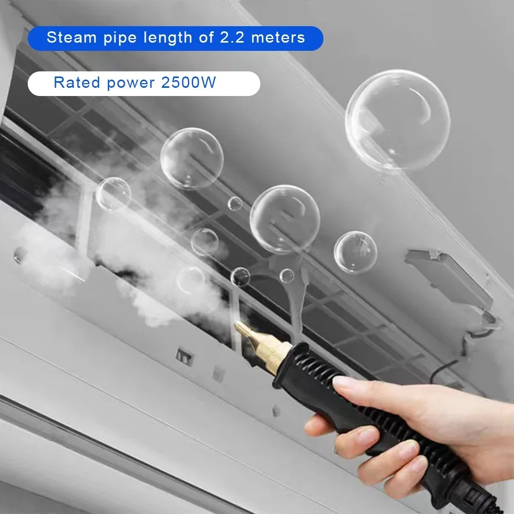 2500W 220V High Pressure High Temperature Household Handheld Steam Cleaner Air Conditioner Kitchen Car SteamCleaner