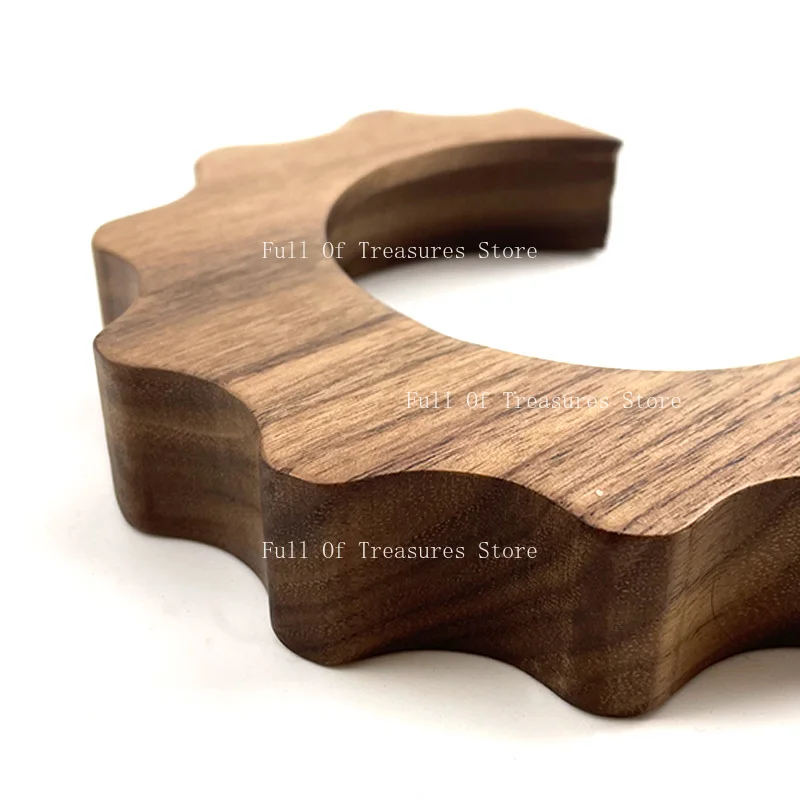 

Made in China, modified E61 coffee machine with walnut heat-resistant ring for extracting and boiling heads