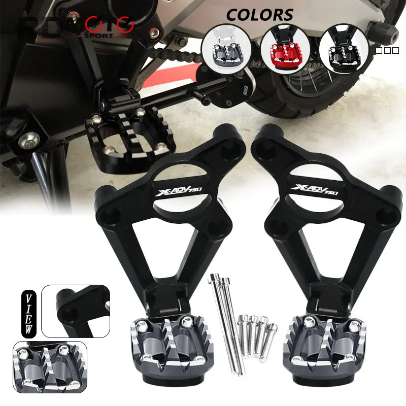 

XADV Rear Pedal Foot Stand Folding Footrests Passenger FootPegs For XADV750 XADV 750 2017 2018 2019 2020 Motorcycle Accessories