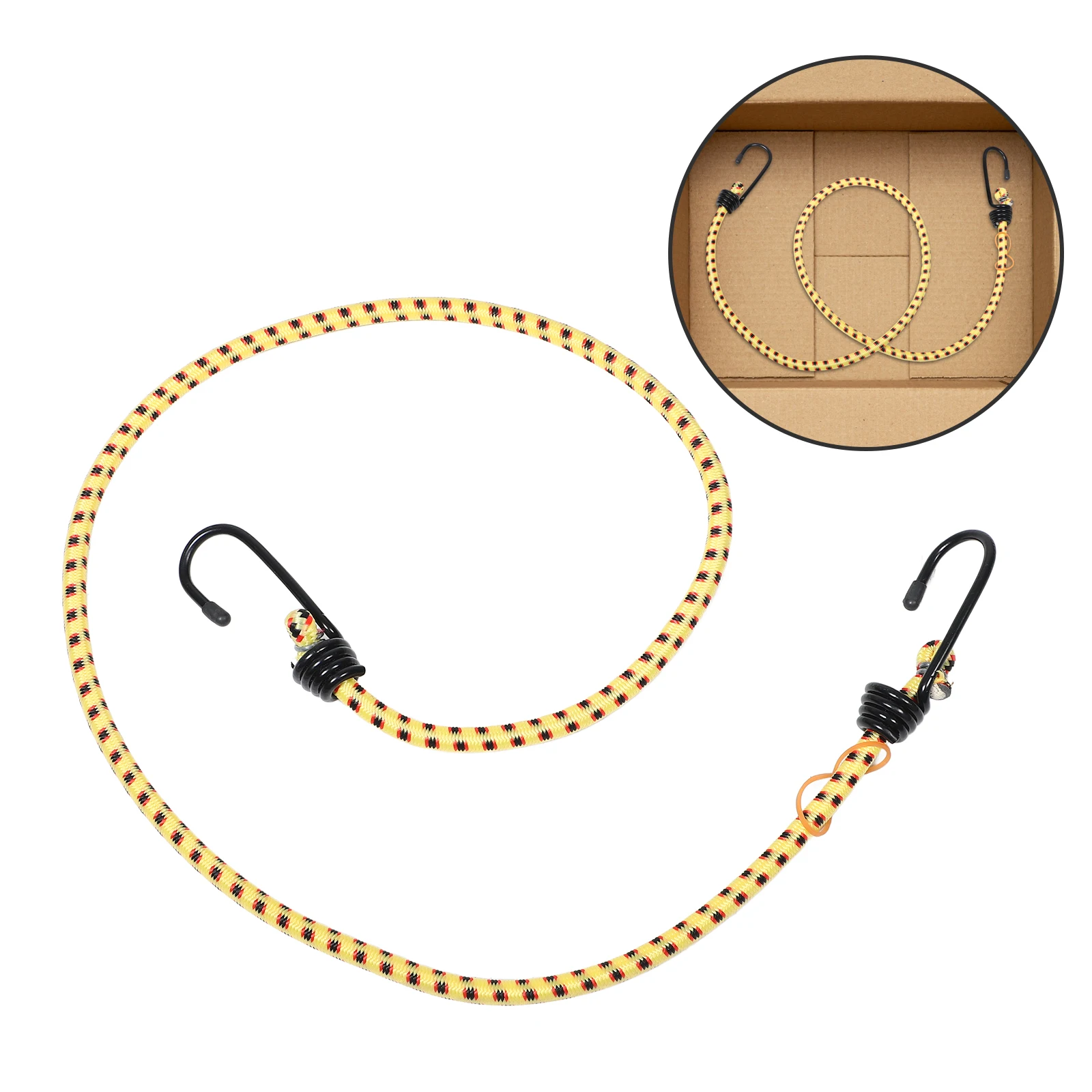 

High Elastic Luggage Rope Bicycle Electric Scooter Bungee Cord Strap Rubber Durable Compact Lightweight Outdoor Travel Fastening