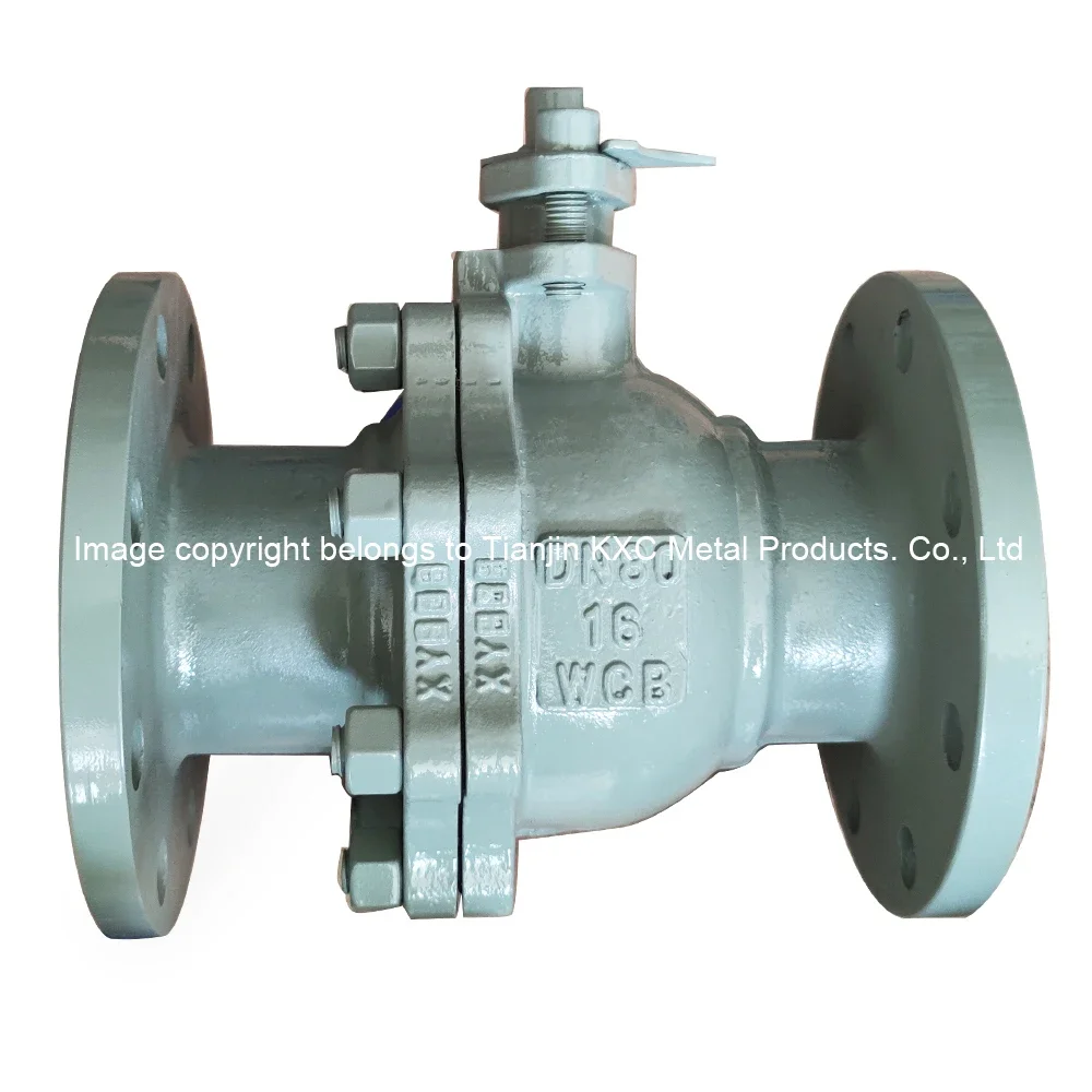 

wcb Flange Connection Ball Valve 2 PCS float ball valve