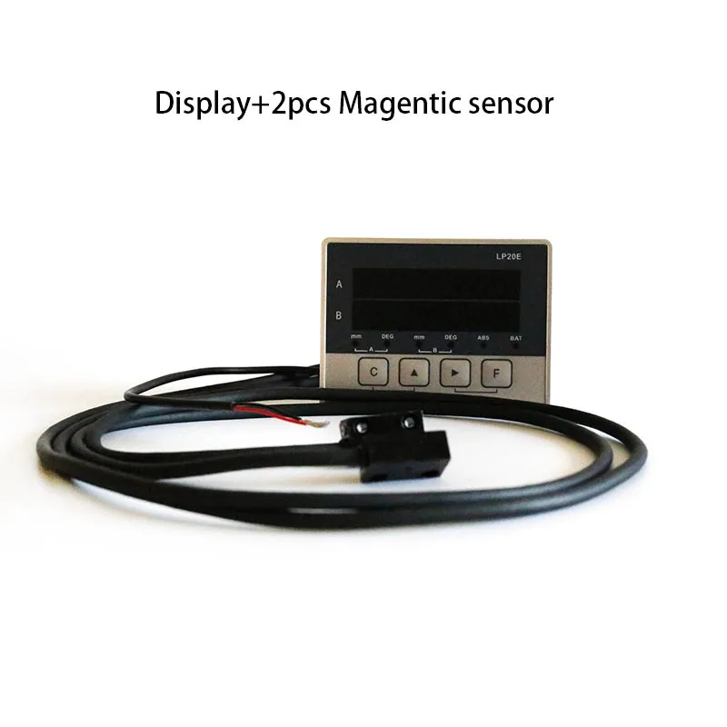 LP20E M51E 2 Axis Digit Display DRO Magnetic Sensor Tape Displacement Readout Scale Position Transducers Encoder Woodworking