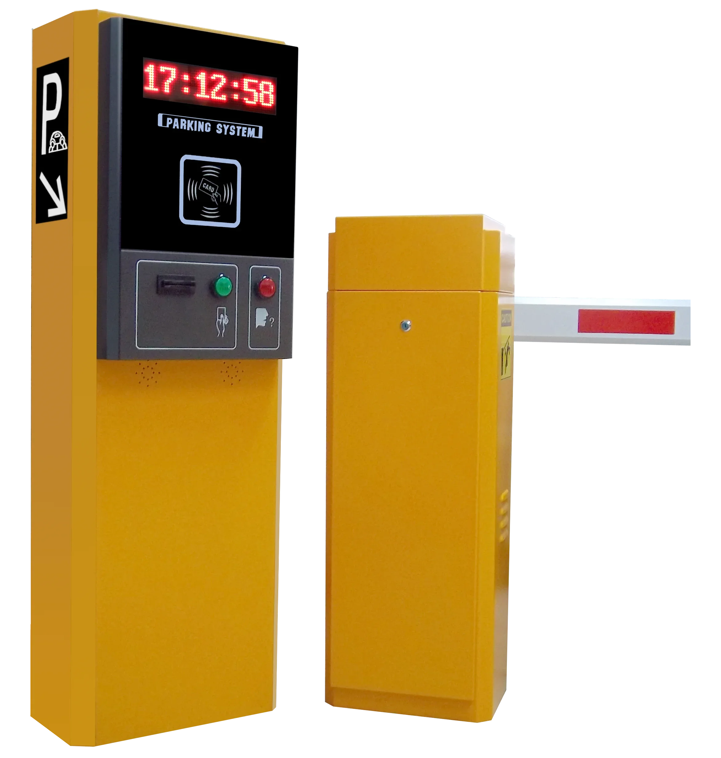 Entry and Exit RFID  Card Reader Parking Kiosk  Ticket House for Smart Parking Access Control System