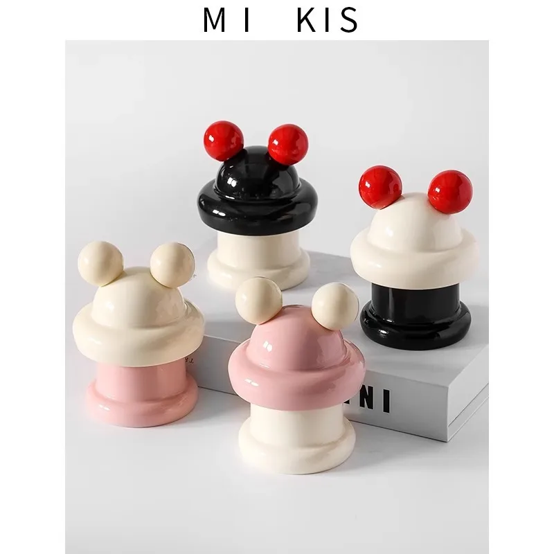

Personalized and Cute Cotton Swab Tube Creative Home Toothpick Box Desktop Dental Floss Storage Box Ornament INS Toothpick Can