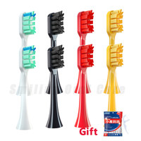 10PCS Toothbrush Heads for APIYOO G7/P7/Y8/T9/T10/T6S/T7S/A7/SUP/MOLE Replacement Brush Head Soft Bristle Vacuum With Cover