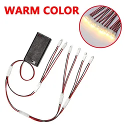 3V Miniature Led Beads Small Night Light/Bulb DIY Model Making Materials Toys Dollhouse Illumination Scene Layout Diorama 1SET