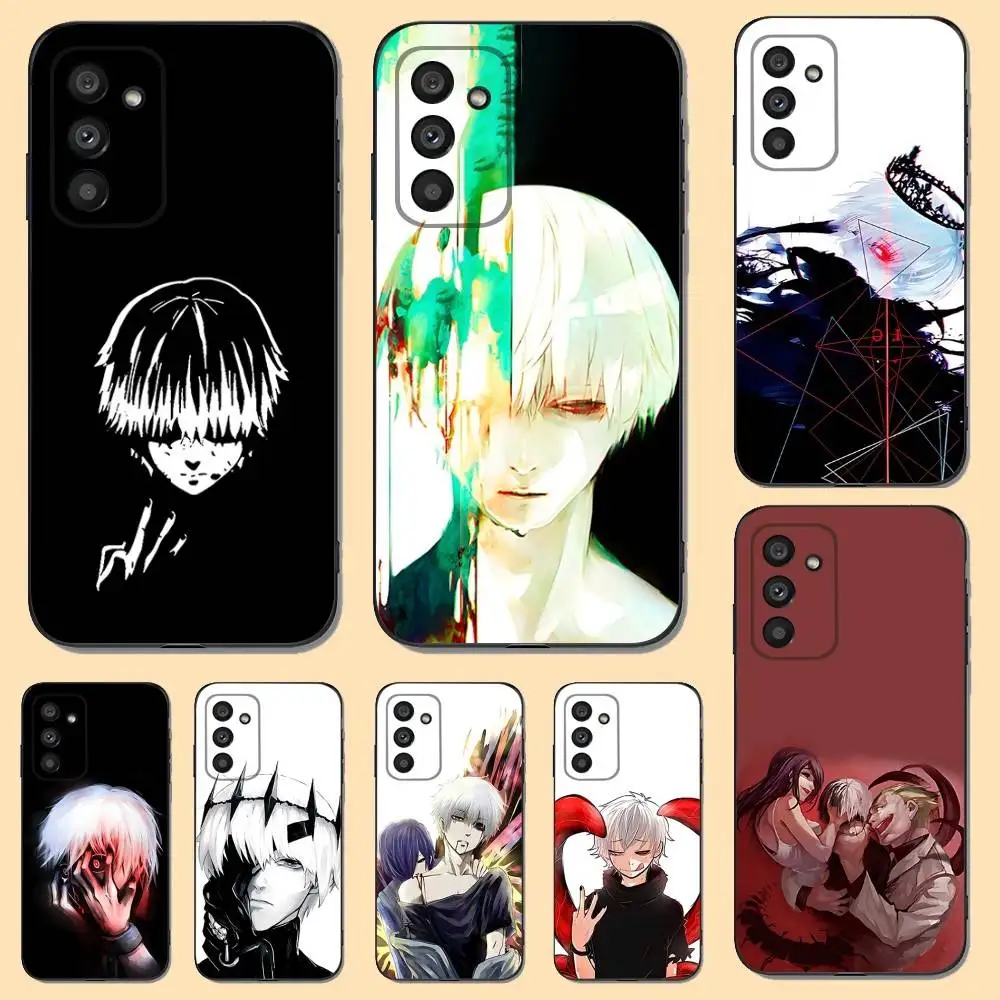 

K-Ken Anime K-Kaneki Phone Case For Samsung S 25,24,23,22,30,21,10,9,Ultra,Plus,Lite,FE,4,5 G Soft Black Case