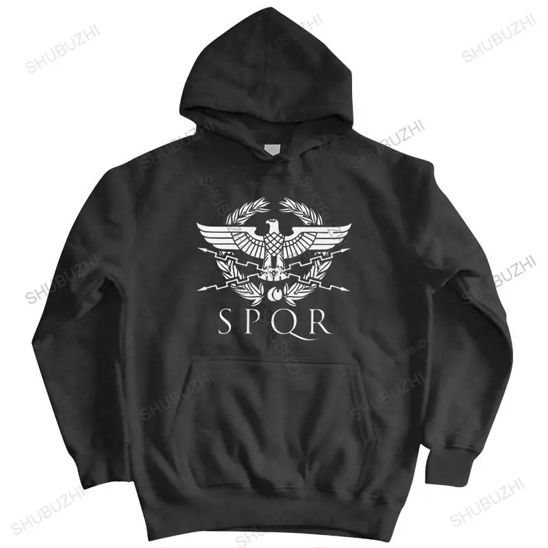 Cool SPQR pullover Men Byzantine Eagle Shirt autumn Cotton Roman Empire fall hoody Urban Fashion sweatshirt Top Merchandise