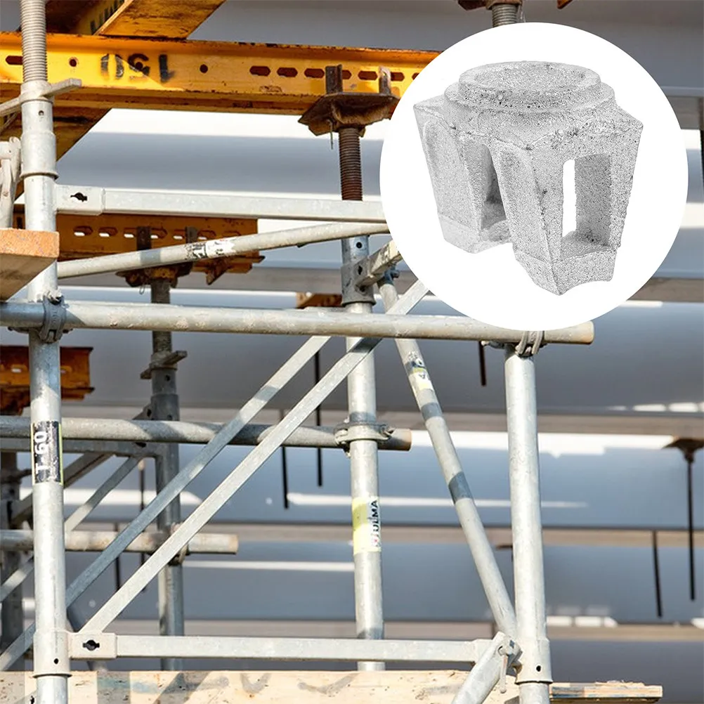 2Pcs Scaffold Fixed Adapter Iron Scaffold Accessory Stable Fixing Part for Renovation Projects Scaffolds Supply