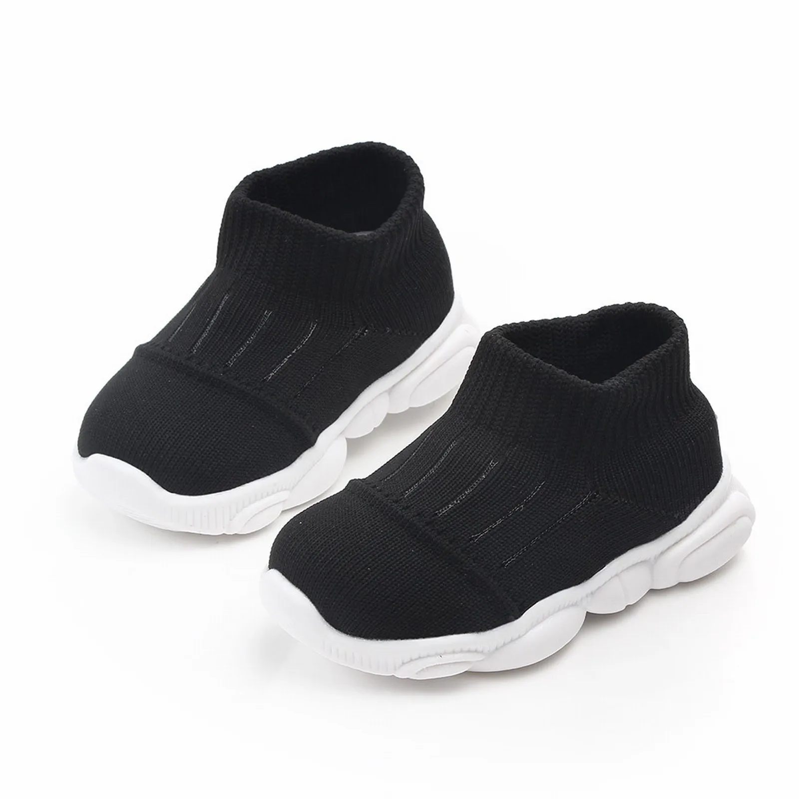 Ragazzi ragazze scarpe per bambini Fly Weaving Mesh Shoes traspirante antiscivolo scarpe da bambino primavera Casual Toddler Walking Shoes Sneakers