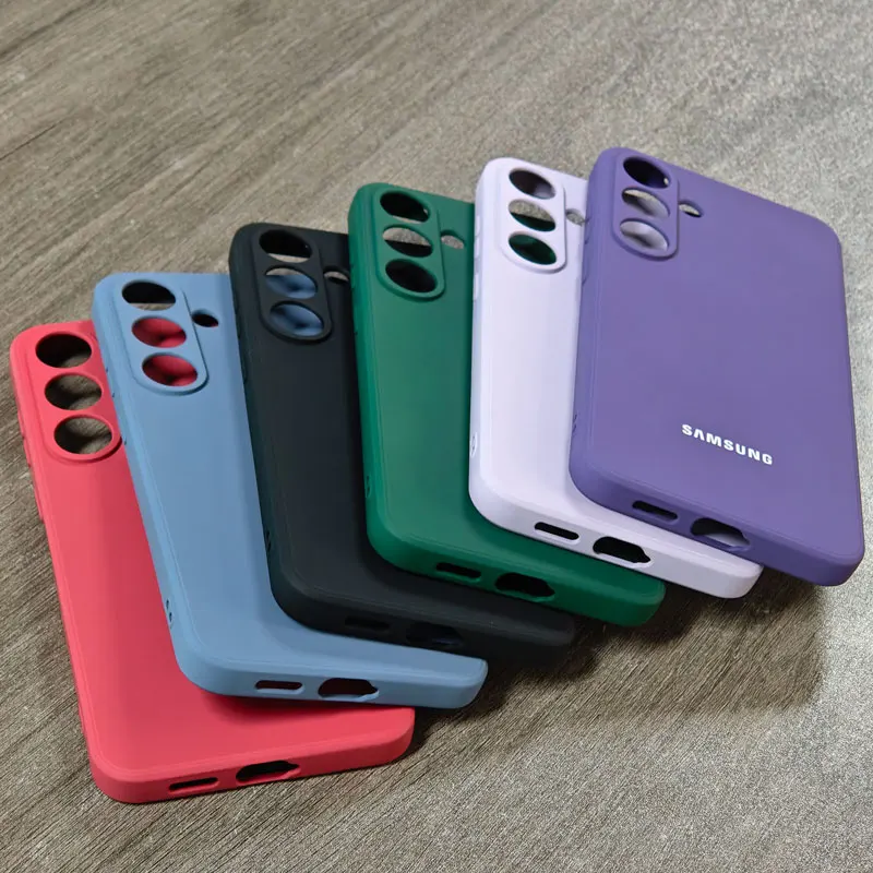 For Samsung Galaxy S26 S25 S24 Plus Ultra FE Edge Silicone Case Silky Soft-Touch Protective Cover for Galaxy S24FE S25Edge S25+