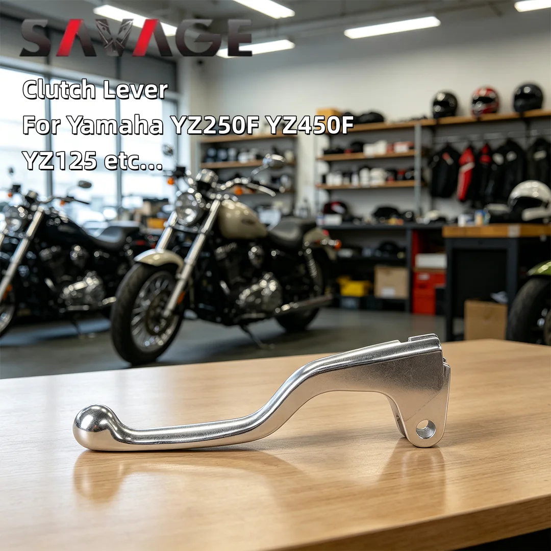 SAVAGE Clutch Lever OBL-3261 Alu Diecast Zinc Silver OEM Fit Yamaha YZ250F YZ450F YZ125 etc Single/Set Quick Change