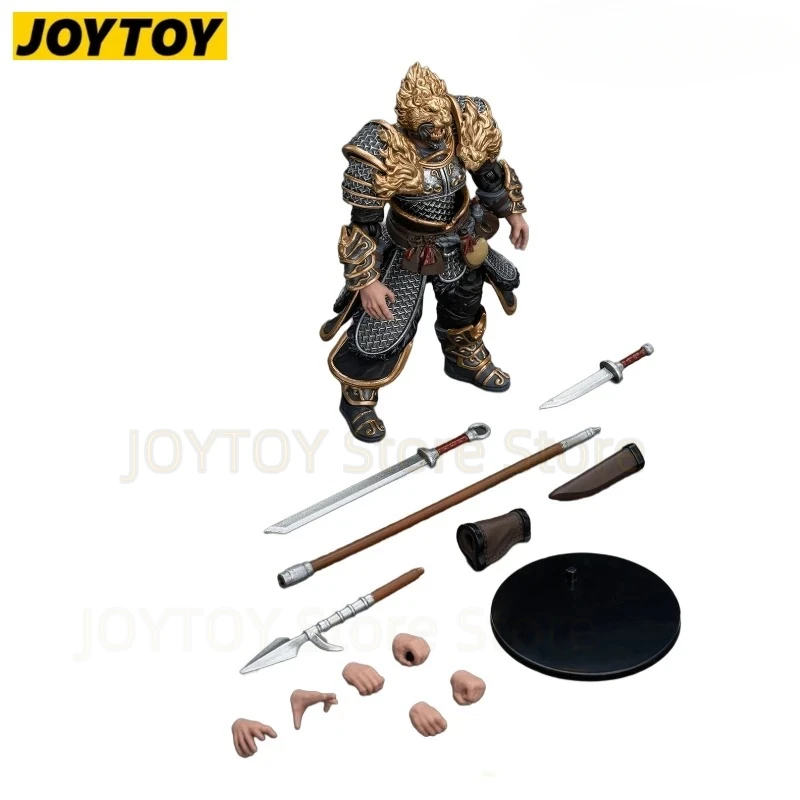 Genuine Original JOYTOY 1/18 Movable Figure Anyuan Jianghu Northern Han Empire Cavalry Heavy Horse Model Perfect Collection Gift