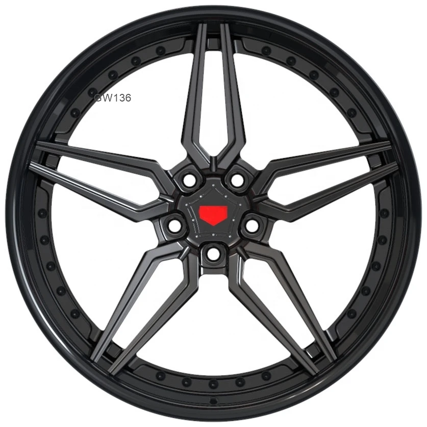 for GVICHN Factory hot sell Deep LIP 19 inch car alloy wheels 5x112 forged car wheels