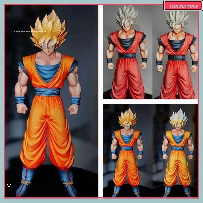 

31.5cm/12.4inch Dragon Ball Z Sjj1 Ssj2 Goku Figure Son Goku Super Saiyan Action Figures Pvc Statue Collection Model Toys Gifts