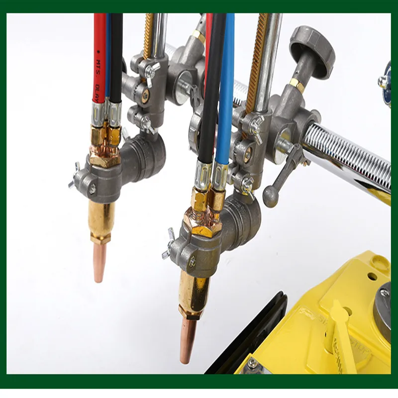 เครื่องตัดแก๊สกึ่งอัตโนมัติ220V เครื่องตัดเปลวไฟ220V พร้อมปืนคู่