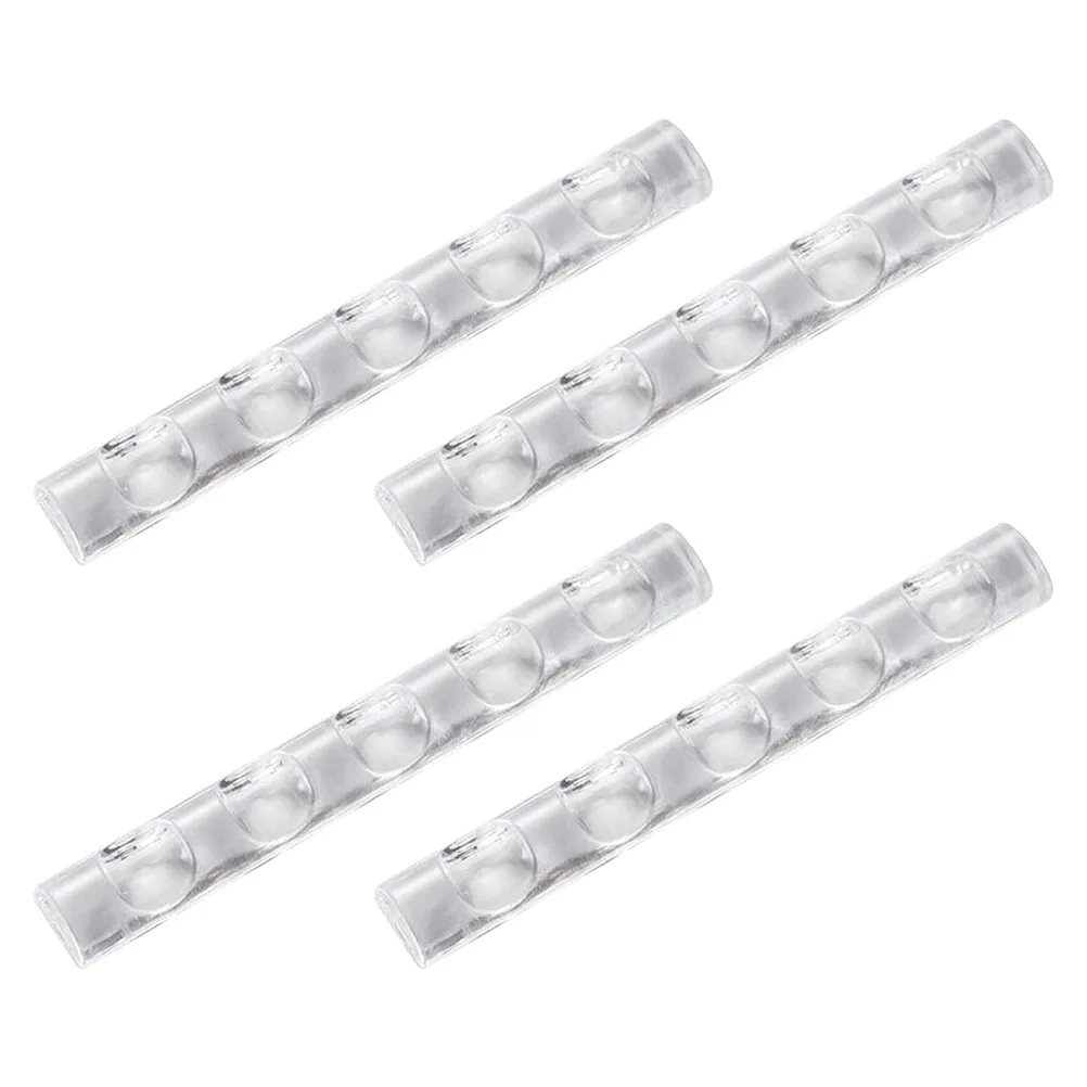 

4Pcs Manicure Pen Holder Strong Acrylic Nail Brush Stand for Efficient Nail Art Tool Management At Home Or Professional Use