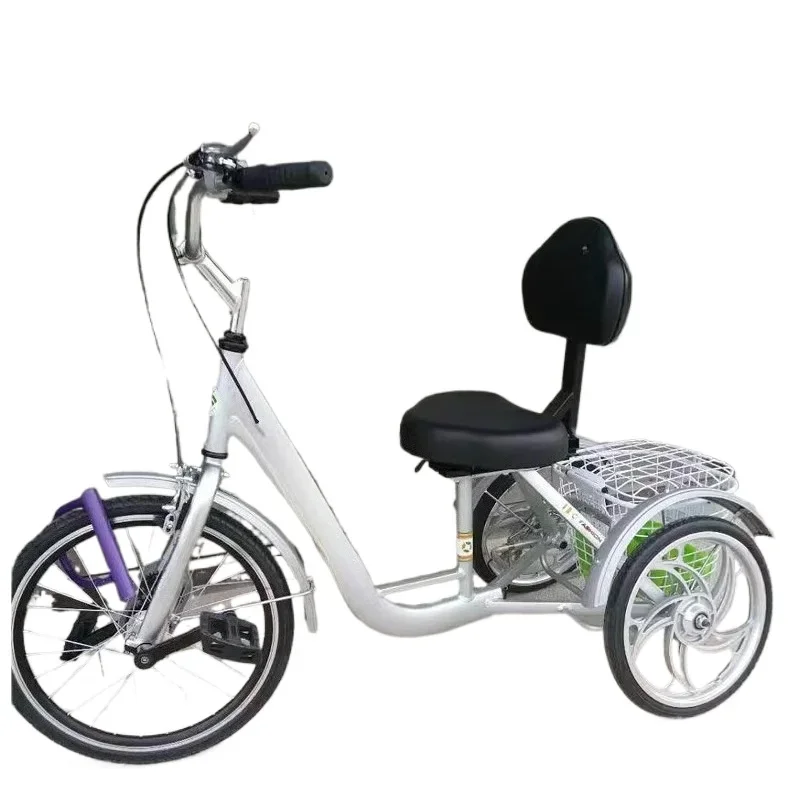 

elderly tricycle scooter elderly walking car aluminum alloy frame pneumatic tire