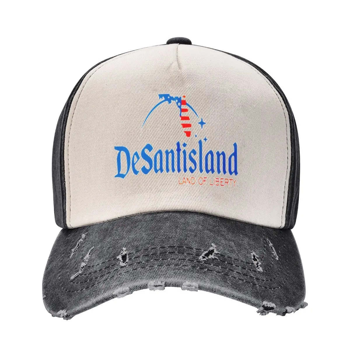 Desantisland a state of liberty FloridaCap Baseball Cap Golf Icon Hat Beach beach hat Boy Women's