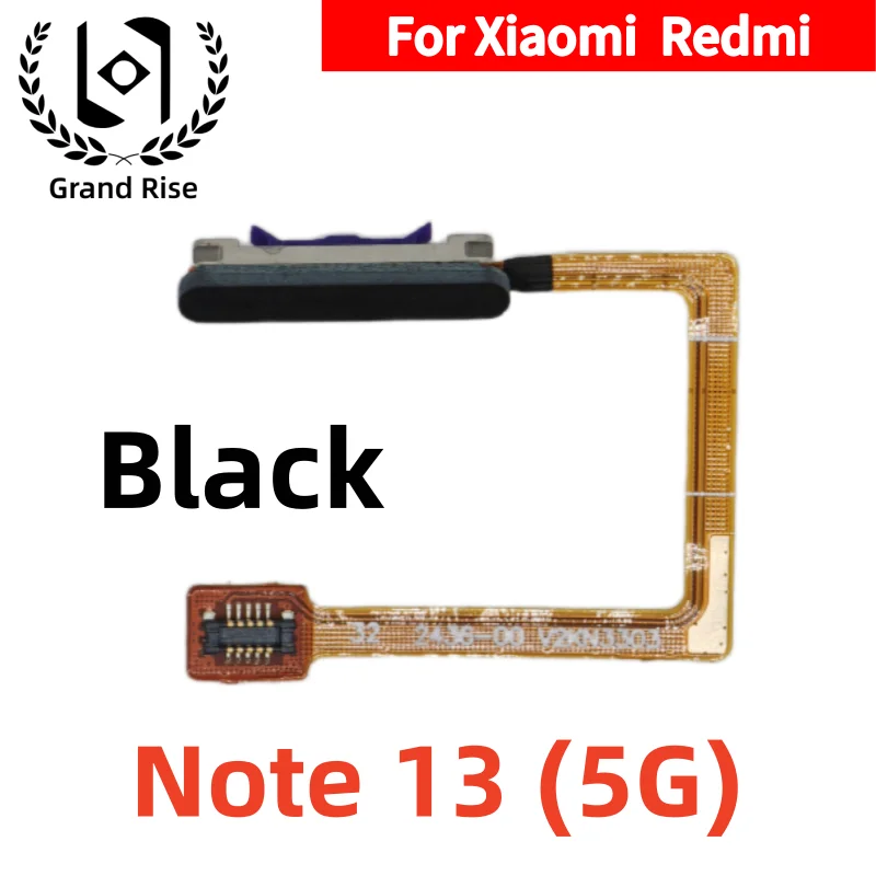For Xiaomi Redmi Note13 Note13Pro 4G 5G Note14 ProPlus Home Back Side Power Button Touch ID Finger Scanner Fingerprint Sensor