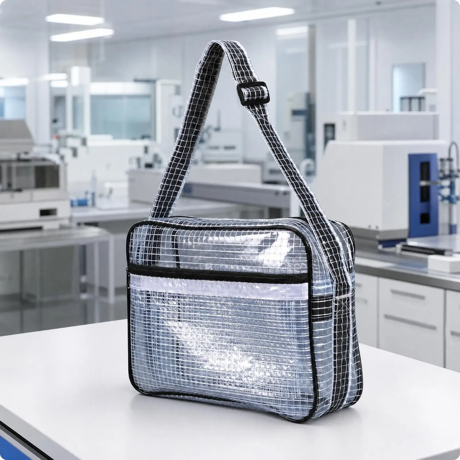 Durable Fabric Shoulder Bag for Equipment Transport Business Documents and Daily Commuter Use