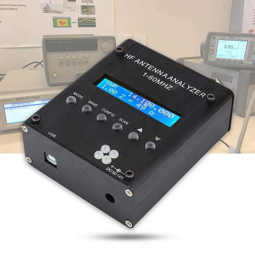 

A83I-Antenna Analyzer,Bluetooth Digital Shortwave Antenna Analyzer MR300 Output 2.0V Pp Typical Adjustable Meter Tester