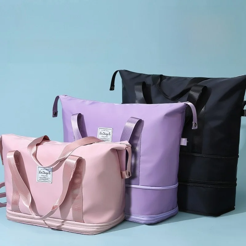 lightweight-large-capacity-sport-fitness-bag-women's-handheld-travel-bag-sturdy-oxford-cloth-maternity-storage-bag-for-busine