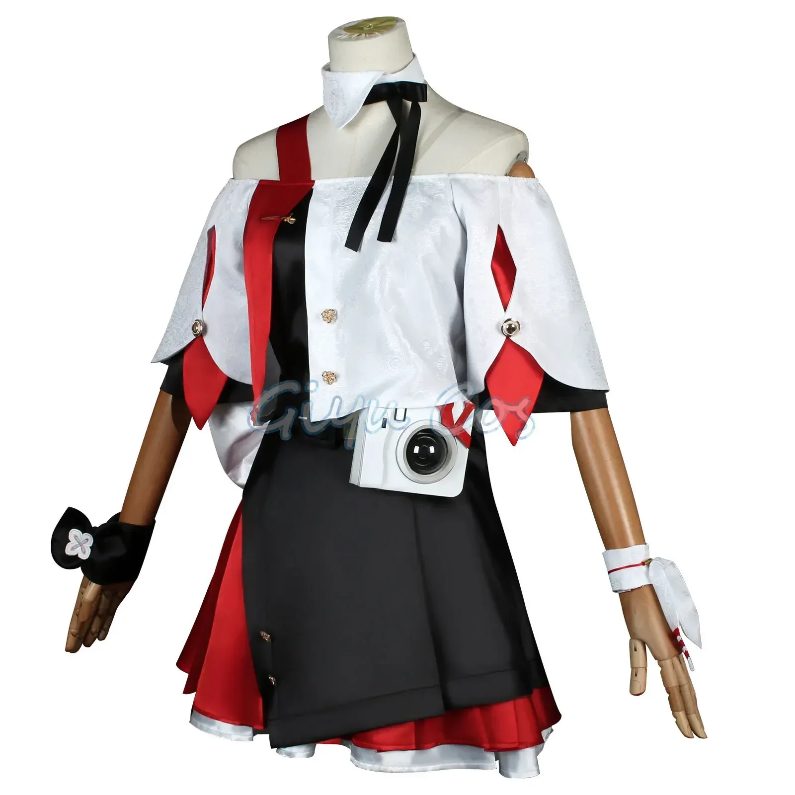 March 7th KFC Co branding Cosplay Costume Honkai Star Rail Carnival Uniform Wig Halloween Costumes Men Game Anime