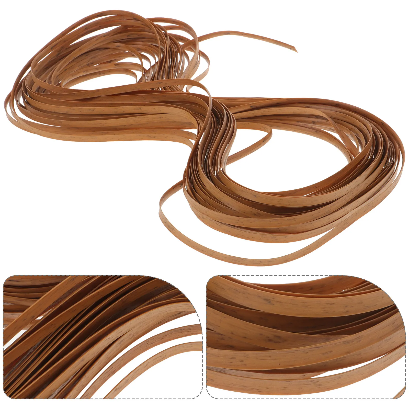 Multi-Functional Pe Plastic Rattan for Chair Repair Basket Weaving Cabinet Restoration DIY Craft Projects Flat Woven Rattan