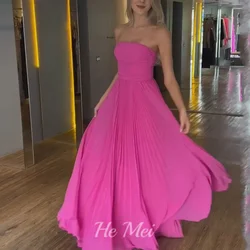 Elegant Simple Women's Prom Dress A Line Strapless Evening Gown With Shawl Party Dress New Arrival Vestidos De Fiesta